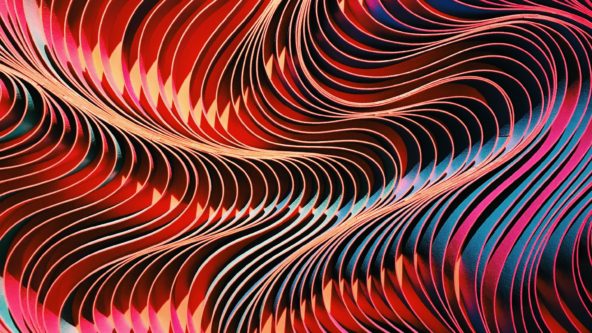 abstract image of red swirls